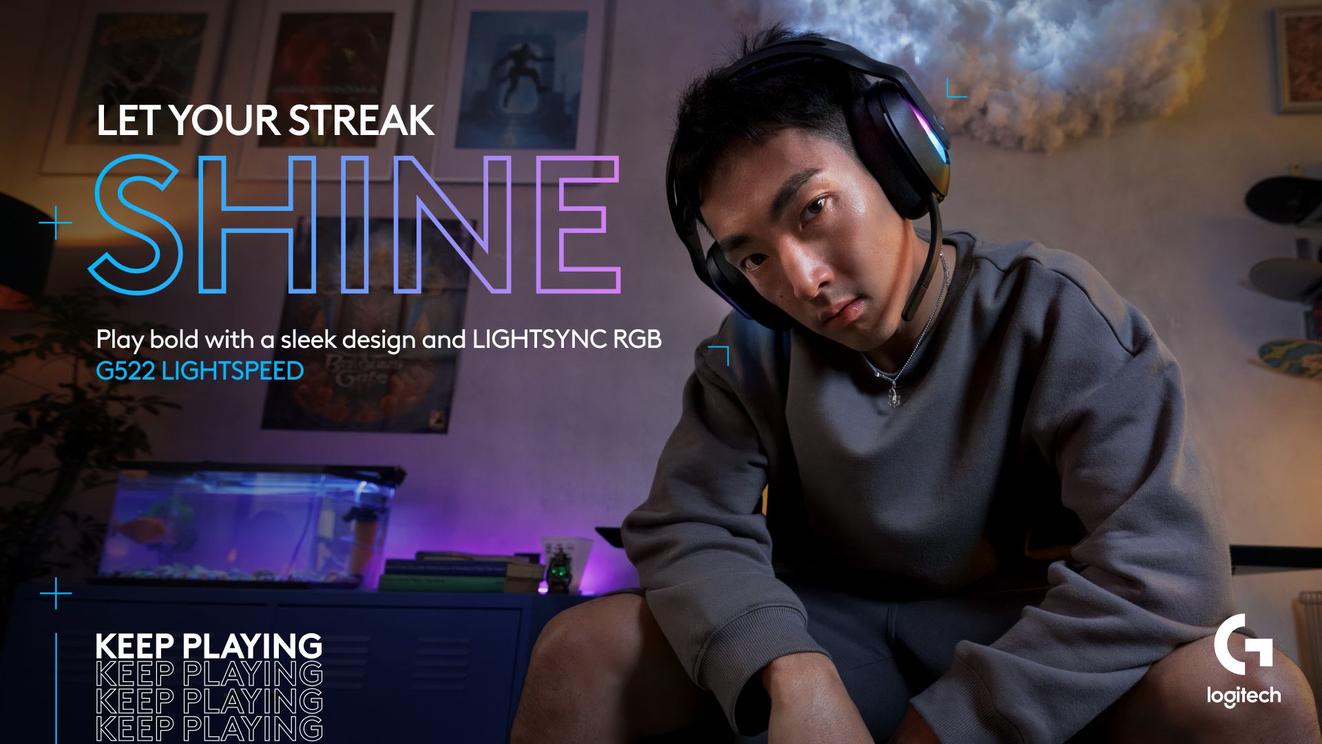 G522 headset launch key visual