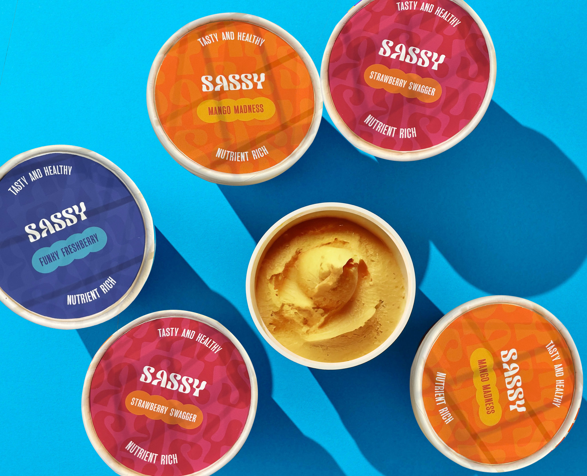 Sassy Scoopable Smoothy packaging