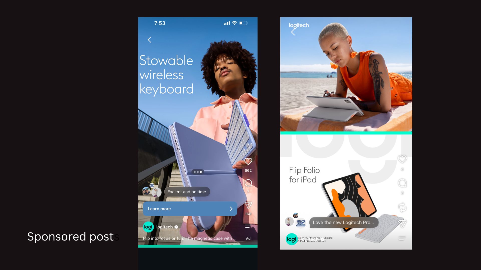 Flip Folio social campaign