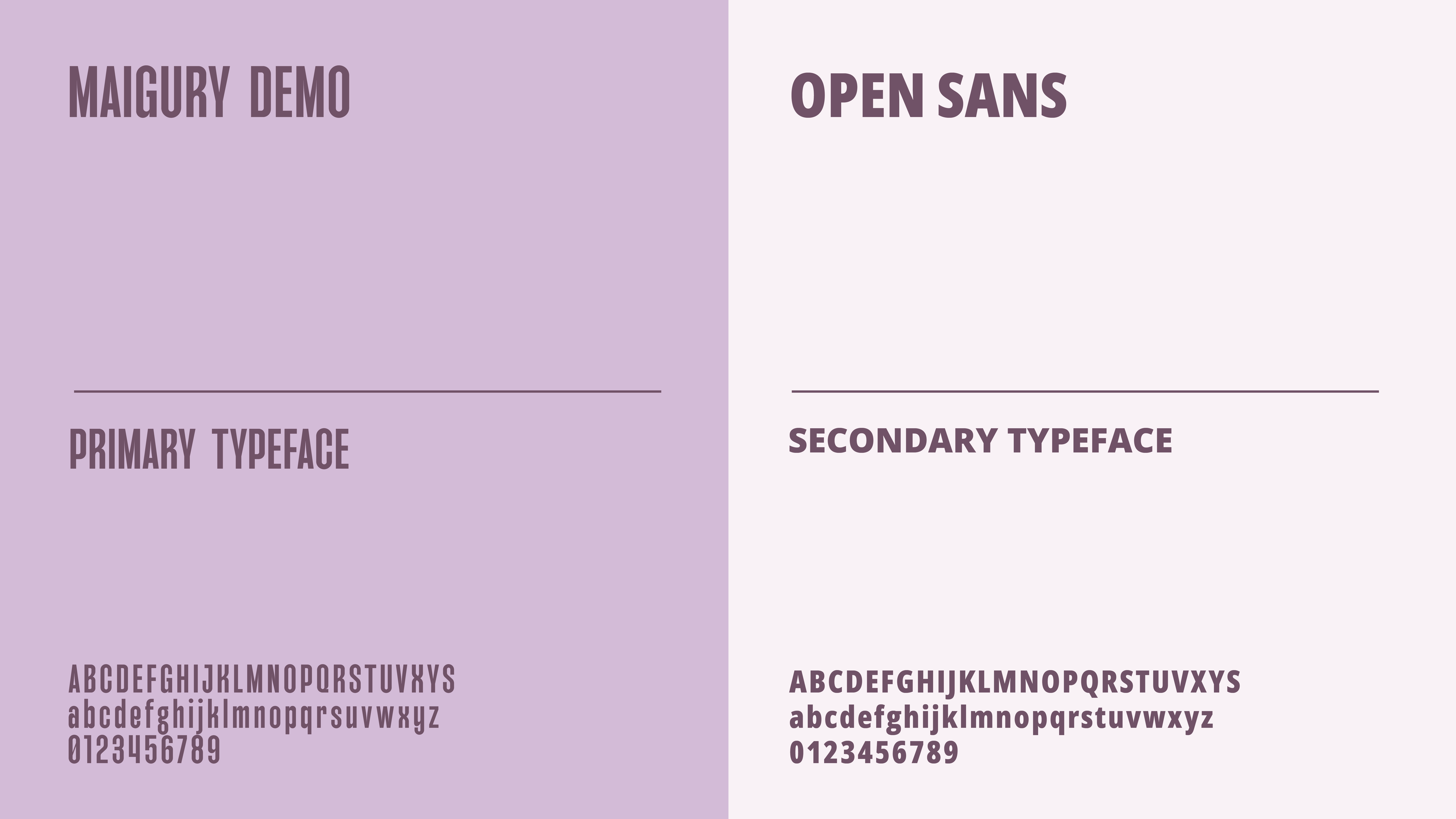 Typographic system