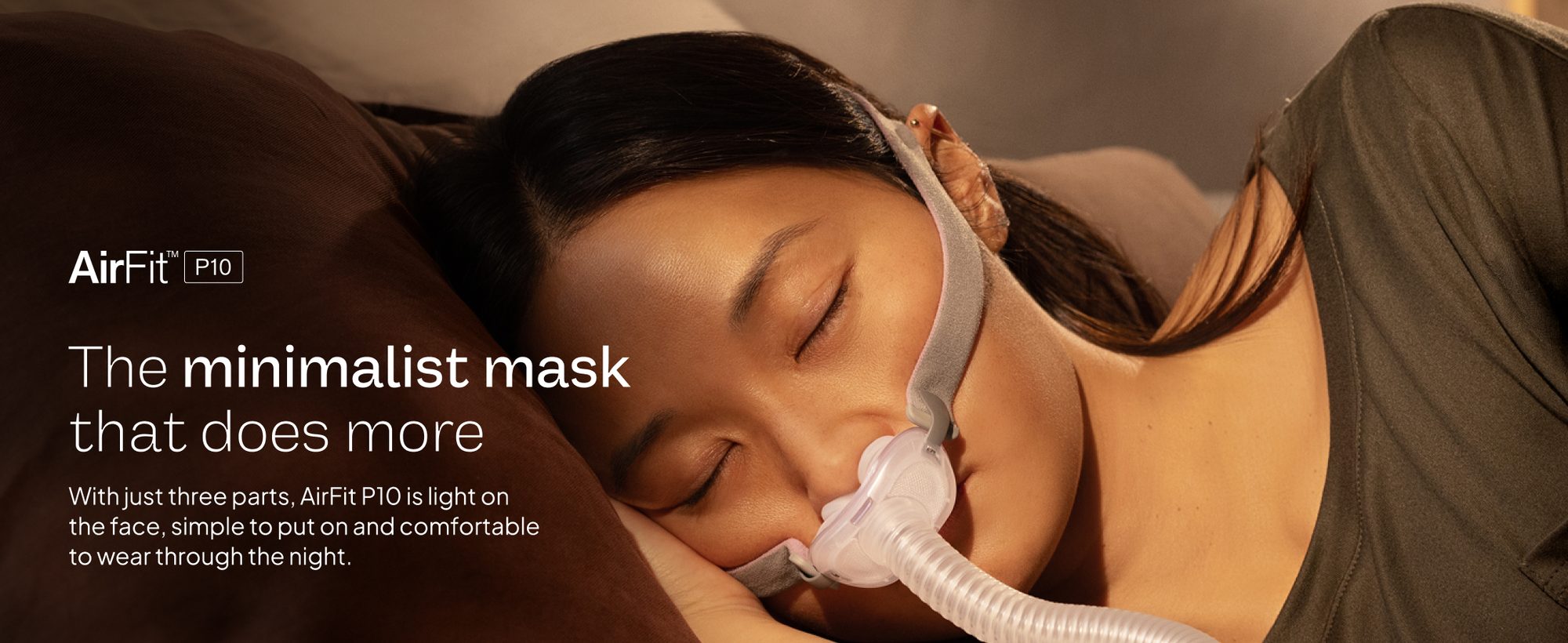 AirFit P10: the minimalist mask that does more